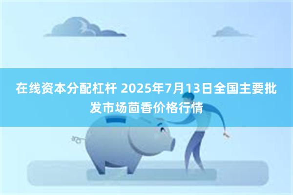 在线资本分配杠杆 2025年7月13日全国主要批发市场茴香价格行情