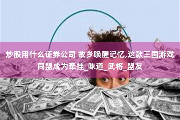 炒股用什么证券公司 故乡唤醒记忆,这款三国游戏同盟成为牵挂_味道_武将_盟友
