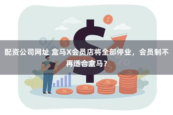 配资公司网址 盒马X会员店将全部停业,会员制不再适合盒马?